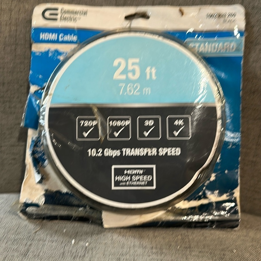 COMMERCIAL ELECTRIC 25 ft. Standard HDMI Cable